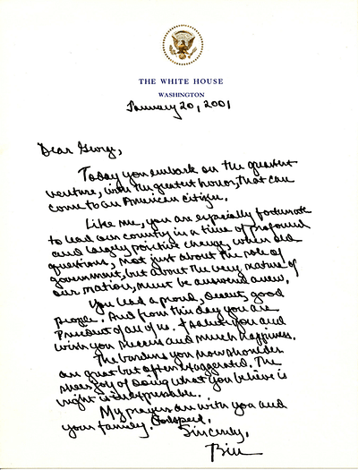 white house letter 