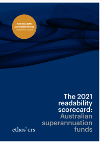 The 2021 readability scorecard: Australian superannuation funds 